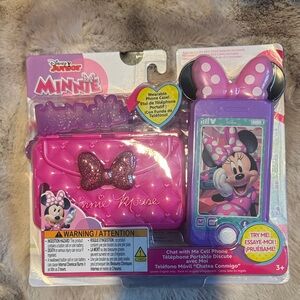 Disney Minnie Mouse Pink and Purple Phone Set